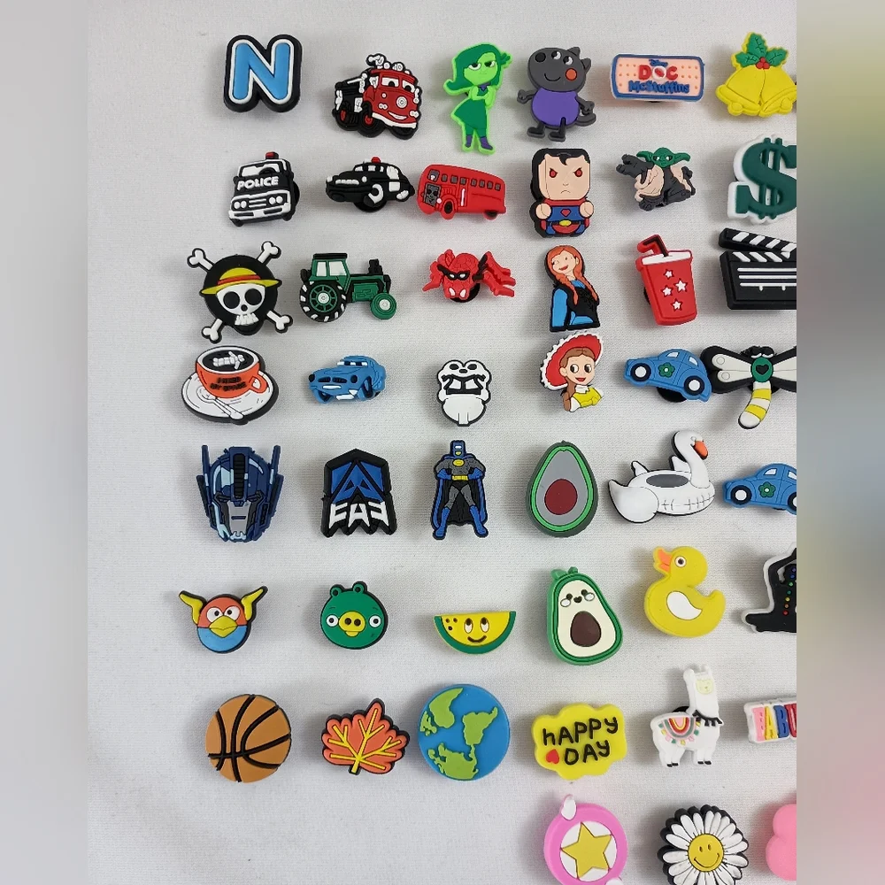 73 PC Lot of Croc Charms - Picture 2 of 7